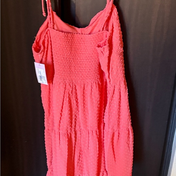 Wild Fable Coral Smocked Dress - Picture 3 of 3